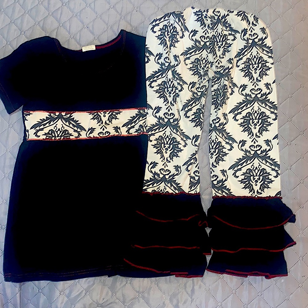 Girls boutique outfit size 5/6